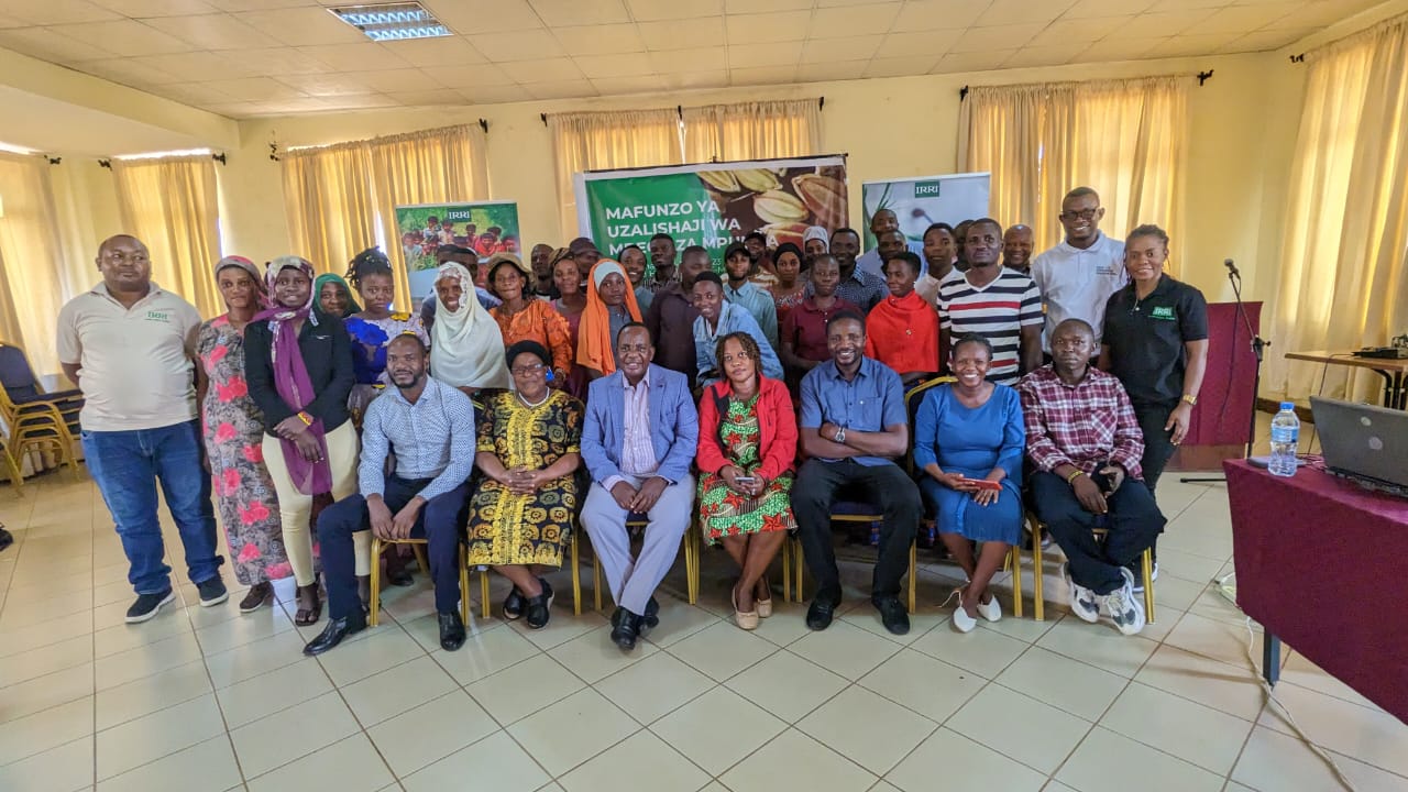 Group photo of participants at a three-day quality seed production training in Moshi, Kilimanjaro aimed at promoting food, income, and nutrition security in Tanzania through hands-on experience and theoretical sessions with partners in the seed value chain.